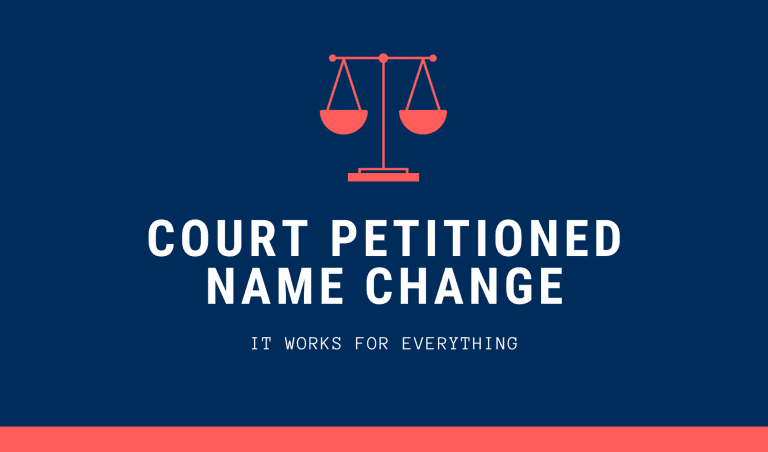 Court petitioned name change